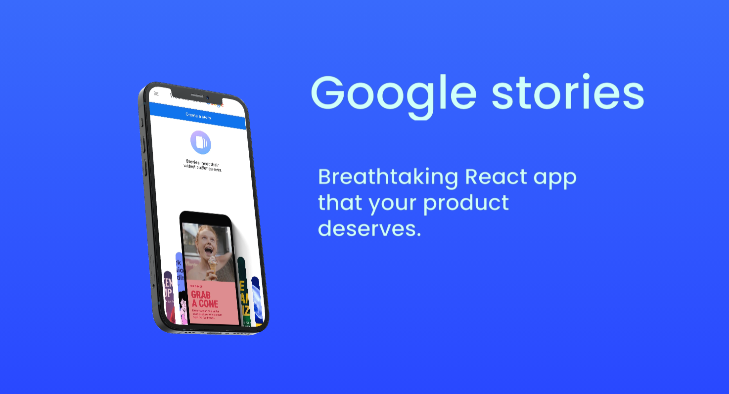 Google Stories - Mockup